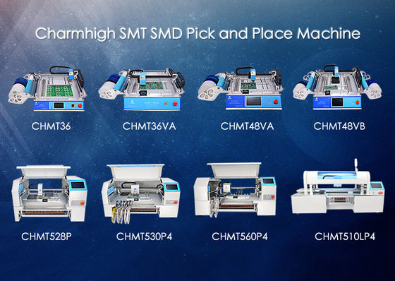 Charmhigh SMD Pick and Place Machine, maszyna do rozmieszczania SMT 8 modeli Prototypowanie
