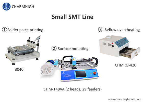 SMT Pick and Place Equipment 2500 W Technologia montażu powierzchniowego pieca rozpływowego