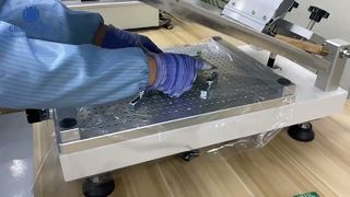 Drukarka szablonowa z cylindrem hydraulicznym 4532