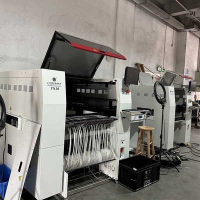 TS10 SMT Pick And Place Machine 10 Głowy 100 Podsycacze 01005 Wsparcie szybkie