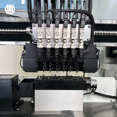 Podwójne silniki Y CHM-751 Ekonomiczne 6 głowicy PCB Linia produkcyjna SMT Pick and Place Machine
