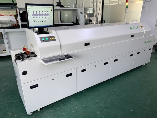Całkowicie automatyczny kolei 6 temp strefy Bez ołowiu pieca odlew 2200 * 350mm PC sterowanie grzejnik