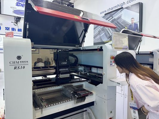 Podwójny napęd liniowy Charmhigh RS10 Magnetyczne zawieszenie SMT Pick and Place Machine