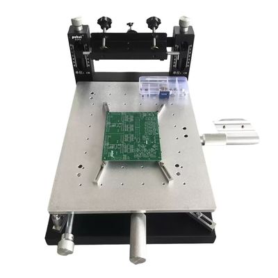 Drukarka ekranowa SMT ręczna na stanowisku stanowiskowym do montażu podwójnych płyt PCB, 300×400 mm