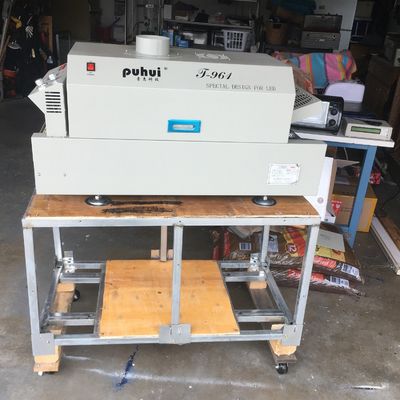 Piec rozpływowy T961 z przenośnikiem 730 * 230 mm 6 stref temp. Maszyna lutownicza 3,5 kW