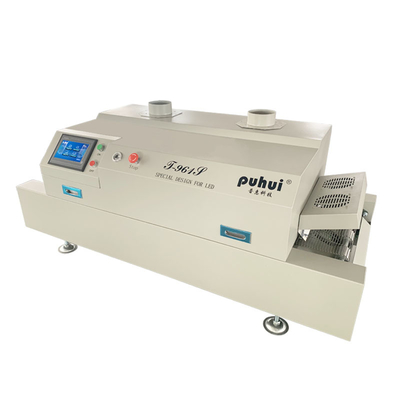 Piec lutowniczy z ekranem dotykowym T961S 1000 * 350 mm Piec do lutowania Puhui T-961S, 6 stref temperatur