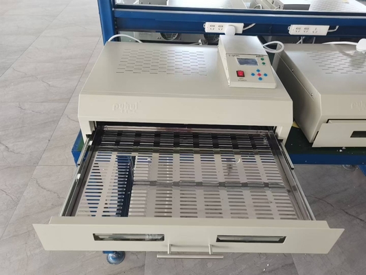Duży obszar lutowania T962C Piec do lutowania rozpływowego SMT Grzejnik na podczerwień IC 2500w, Maszyna do lutowania rozpływowego LED