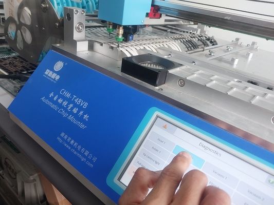 CHMT48VB Benchtop SMT Pick and Place Machine 58 Feeders 2 Kamery widzenia