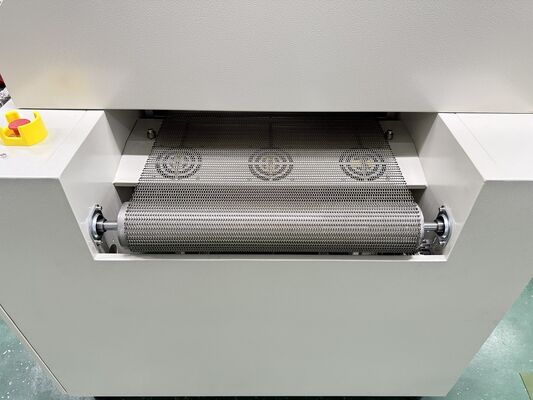 Przemysłowy piec do utwardzania IR z 6 strefami grzewczymi 280°C Maksymalna temperatura i sterowanie PID do suszenia kleju powłoki farby