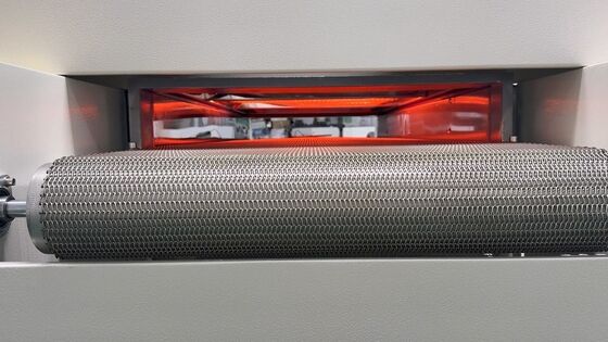 Przemysłowy piec do utwardzania IR z 6 strefami grzewczymi 280°C Maksymalna temperatura i sterowanie PID do suszenia kleju powłoki farby