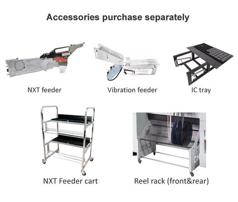 Najlepiej sprzedająca się maszyna Pick and Place TC06 z 6 głowicami i żeliwną ramą do montażu chipów SMT