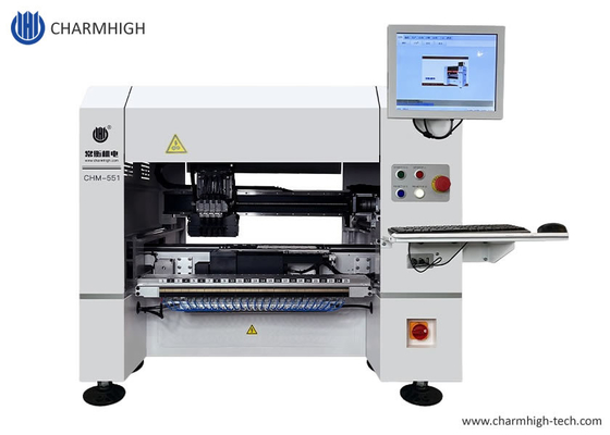 CHM-551 Uaktualnij 4 Głowy SMT Pick And Place Robot Pełna automatyczna dla 0201