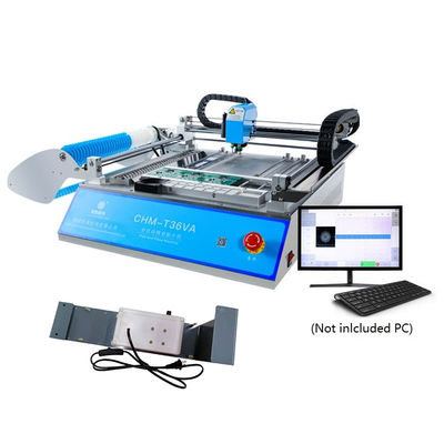 CHMT36VA + Podajnik wibracyjny, maszyna Vision Desktop Pick and Place 0402-5050 SOP QFN