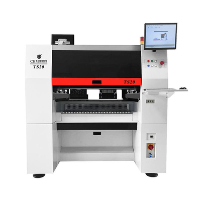 20-głowicowa, dwuramienna, dwutorowa, szybka maszyna do automatycznego montażu SMT Pick and Place TS20 do montażu PCB