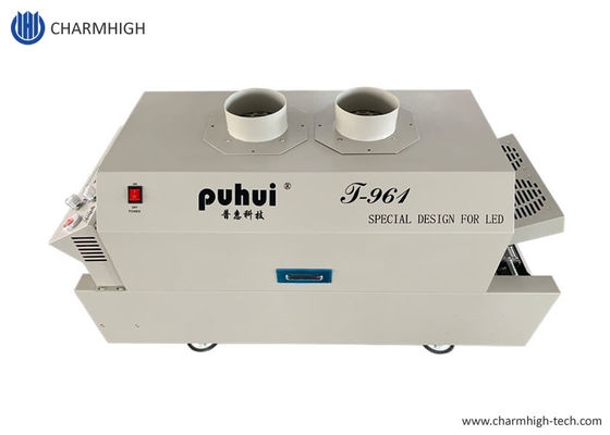 Piekarnik do reflowu T961 Desktop z przenośnikiem 730*230mm 6 stref temperaturowych 3.5KW Maszyna do lutowania